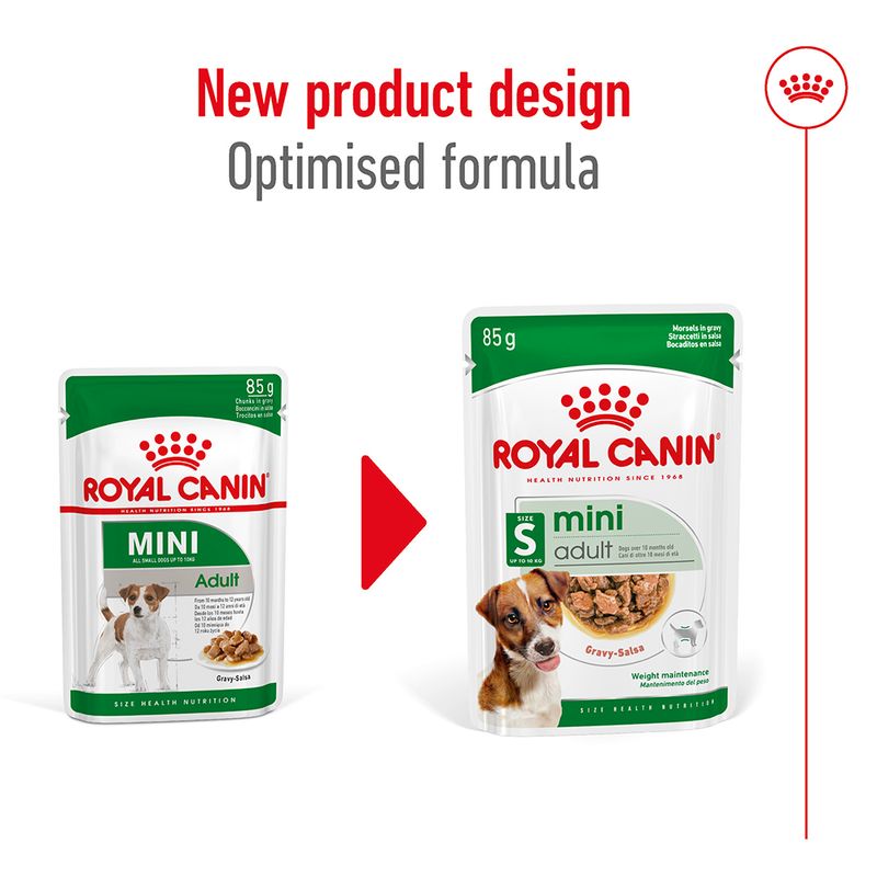 Royal Canin Mini Adult in Gravy || Royal Canin Size || view 9