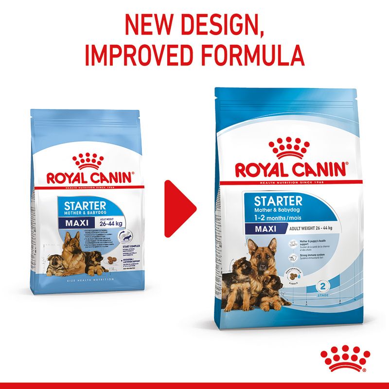 Royal Canin Maxi Starter Mother & Babydog || Royal Canin Size || view 3