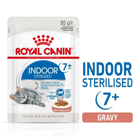 Royal Canin Indoor Sterilised 7+ in Gravy || Royal Canin || view 1