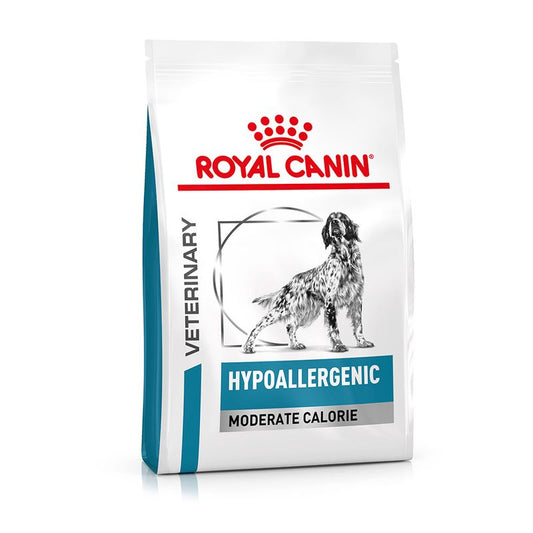 Royal Canin Veterinary Canine Hypoallergenic Moderate Calorie || Royal Canin Veterinary Diet || view 1