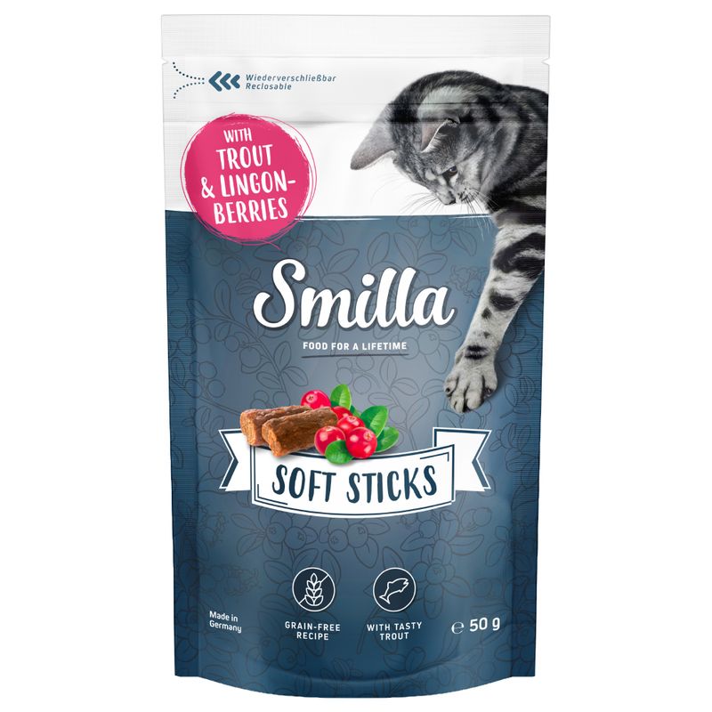 Smilla Soft Sticks Trout & Lingonberry || Smilla || view 1