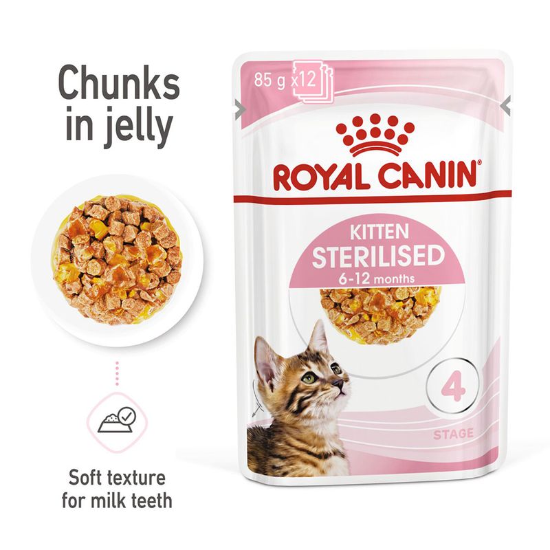 Royal Canin Sterilised Kitten in Jelly || Royal Canin || view 1