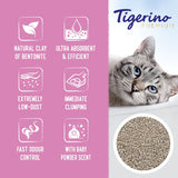 Tigerino Premium Cat Litter - Baby Powder Scent || Rosie's Farm || view 3