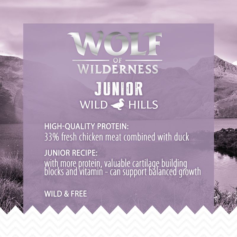 Wolf of Wilderness Junior 'Wild Hills' - Duck || Wolf of Wilderness || view 4