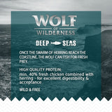 Wolf of Wilderness Adult "Deep Seas" - Herring || Wolf of Wilderness || view 4