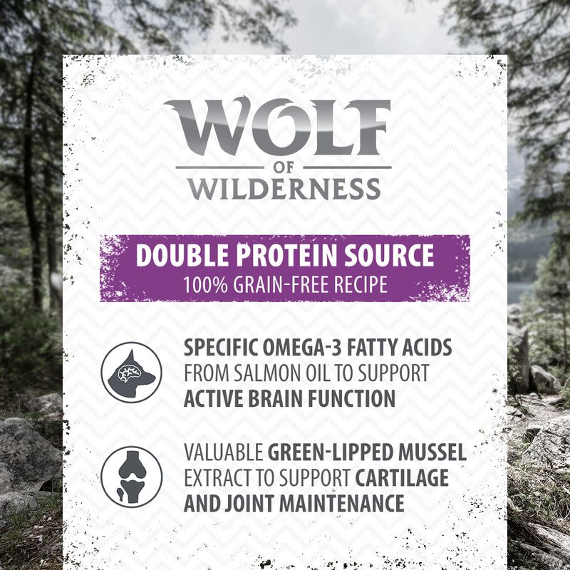 Wolf of Wilderness Senior Duo-Protein Recipe 6 x 800g || Wolf of Wilderness || view 4
