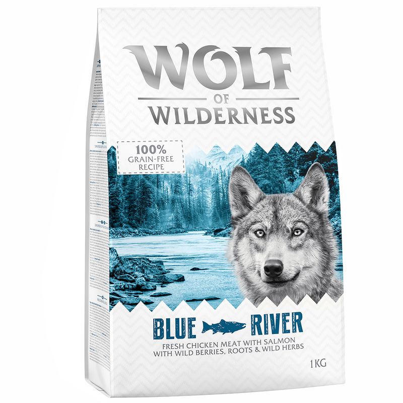 4 x 1kg Wolf of Wilderness Dry Dog Food - 3 + 1 Free! * || Wolf of Wilderness || view 1
