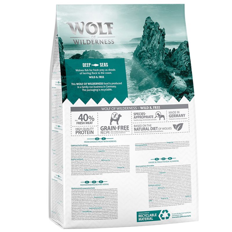 Wolf of Wilderness Adult "Deep Seas" - Herring || Wolf of Wilderness || view 8