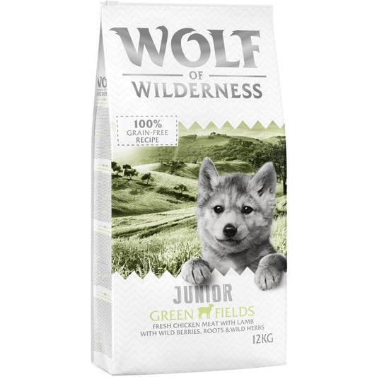 Wolf of Wilderness Junior 'Green Fields' - Lamb || Wolf of Wilderness || view 1