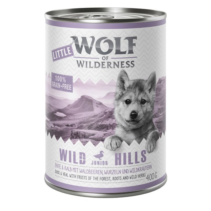 Wolf of Wilderness Junior Duo-Protein Recipe Saver Pack 24 x 400g || Wolf of Wilderness || view 3
